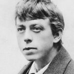 Portrait von Robert Walser in schwarz weiss